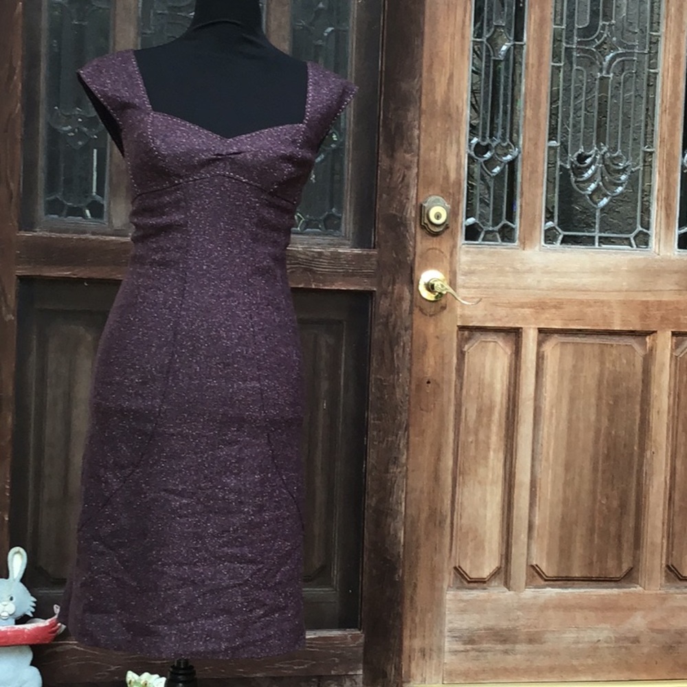 Purple cocktail dress